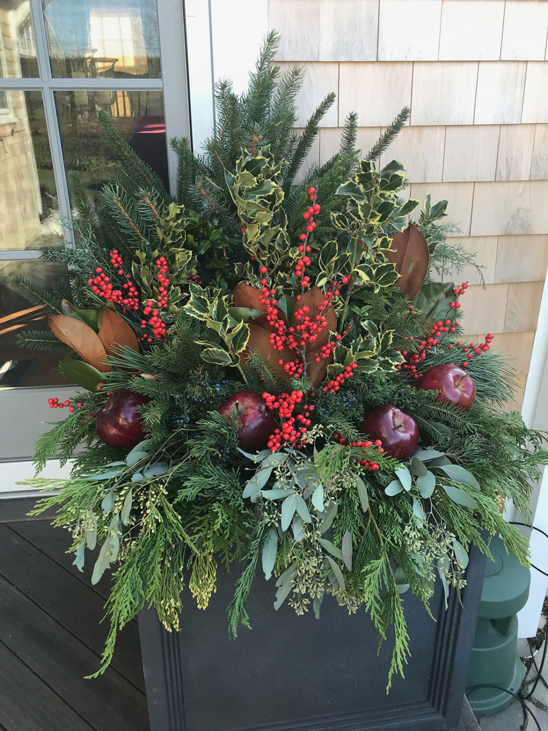 nantucket containers and potted plants